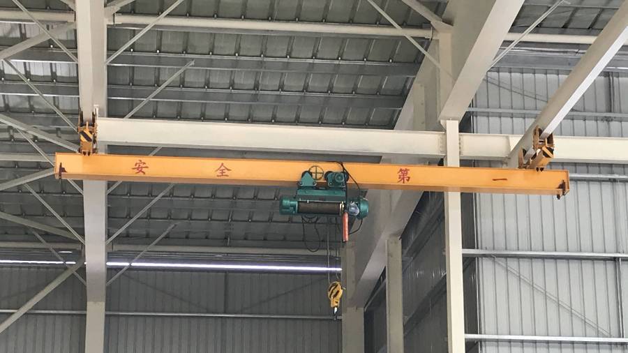 单、双梁桥式起重机工程案例——清远南玻